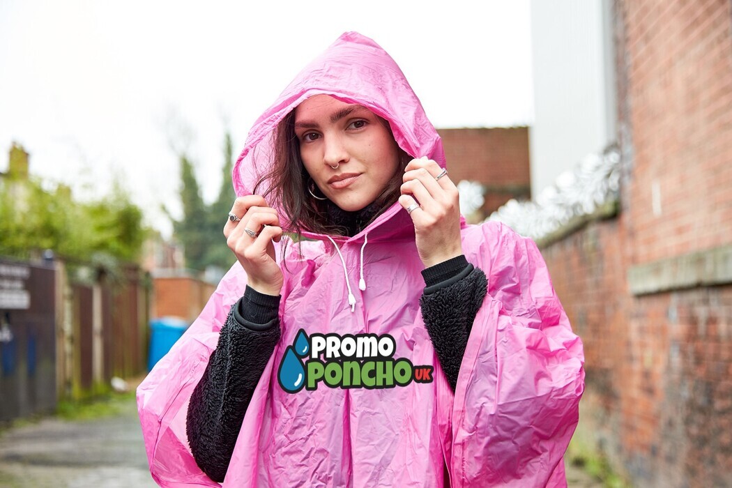 Promotional Rain Poncho with Logo